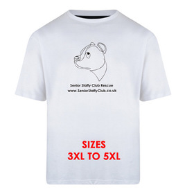 Men's 3XL-5XL Black Line Design T-Shirt