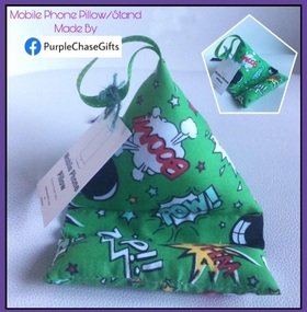 Mobile Phone Pillow (green)